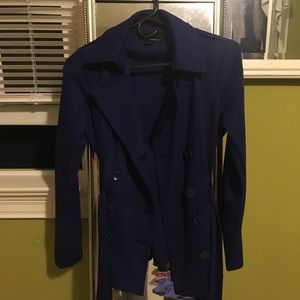 Blue peacoat!